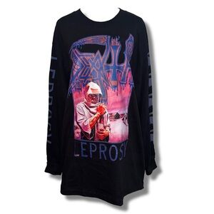 Death “Leprosy” Graphic Long Sleeve Tshirt